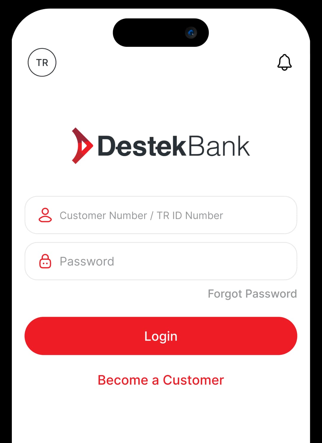 DestekBank Mobile App