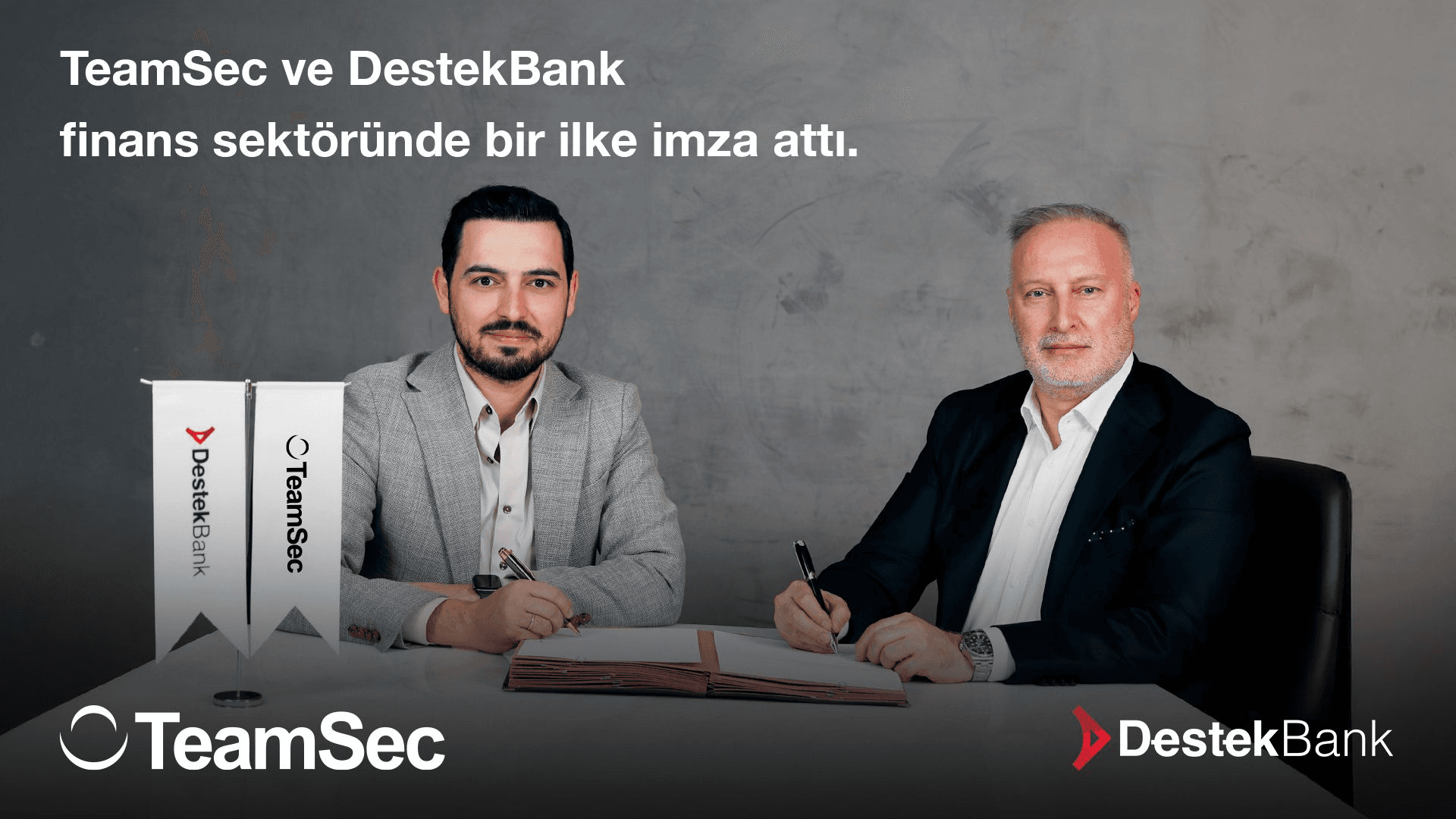 TeamSec ve DestekBank finans sektöründe bir ilke imza attı